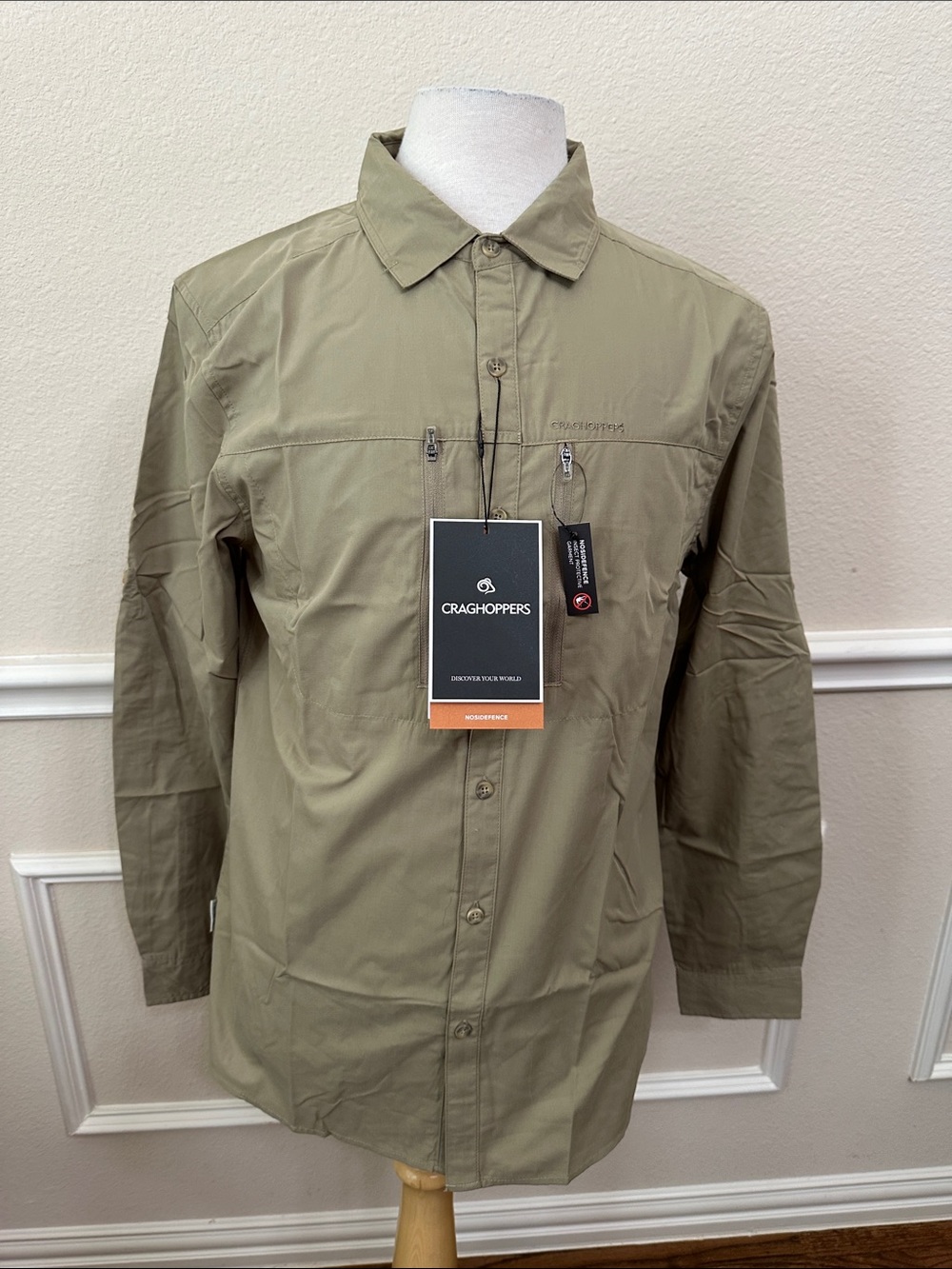 Craghoppers KIWI BOULDER LONG SLEEVE SHIRT - Rubble